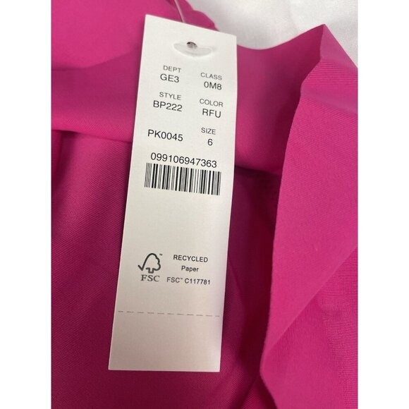 NEW J. Crew ruched ruffle one piece swimsuit‎ Size 6 Pink bathing suit sexy - Picture 3 of 6